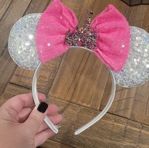 Iridescent Sparkle Minnie Ears NWOT